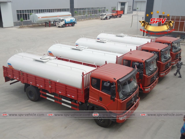 10 units of cargo trucks with 10,000litres water tanker